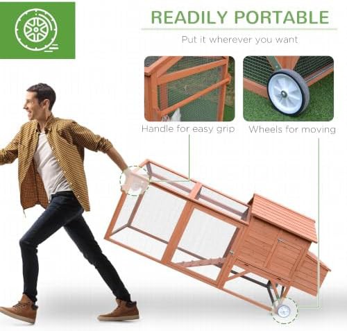 Portable wooden hen house on wheels — photo 5