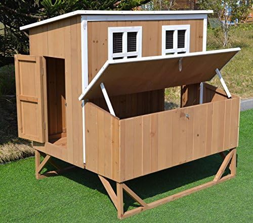 Wooden hen house with four nesting boxes — photo 3