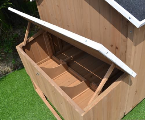 Wooden hen house with three nesting boxes — photo 5