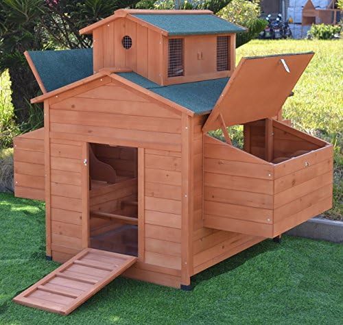 Large wooden coop with six nesting boxes — photo 3