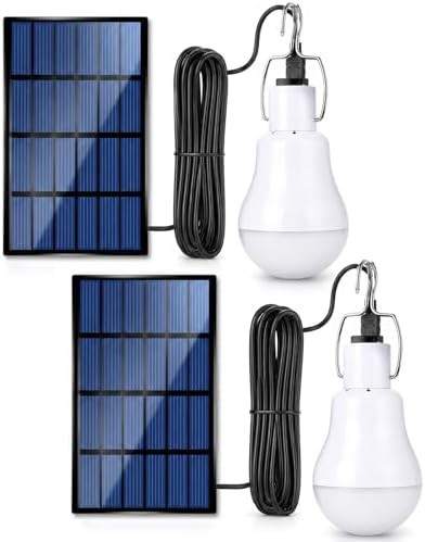 Rechargeable solar bulbs for indoor and outdoor use