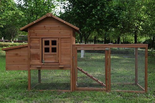 Wooden hen house with integrated tray and run — photo 5