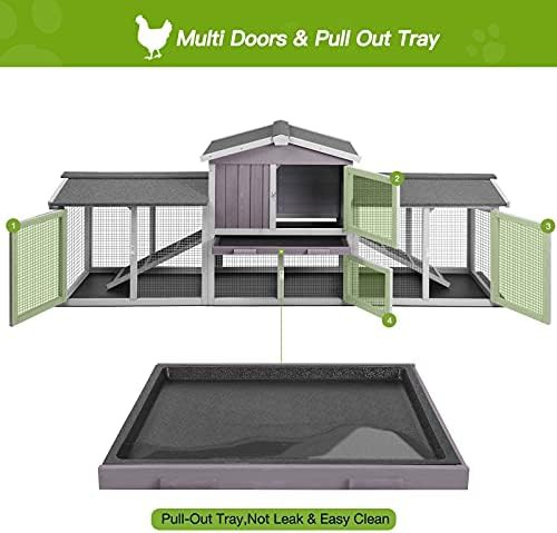 Large outdoor hutch with removable pvc layer — photo 5
