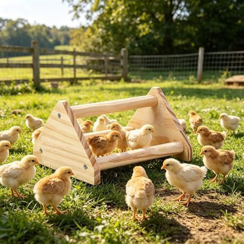 Small pine wood roosting bar for chicks — photo 3