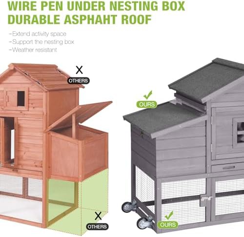 Mobile duck and chicken house with wheels — photo 3