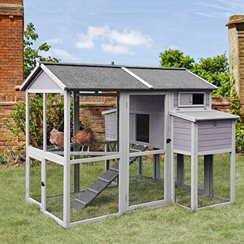 Large wooden hen house for ten chickens