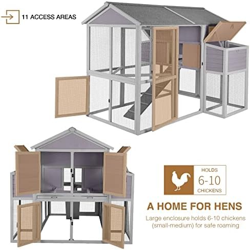 Large wooden hen house for ten chickens — photo 4