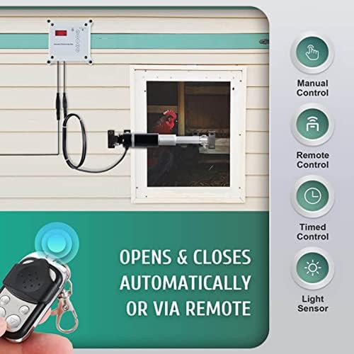 Automatic coop door opener with timer — photo 3