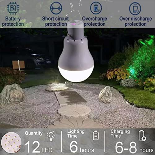 Portable solar powered LED bulb light — photo 5