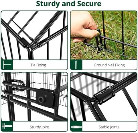 Metal chicken run with waterproof cover — photo 4