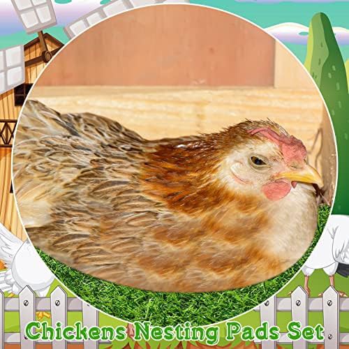 Green plastic nesting pads twelve pack — photo 5