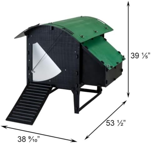 Medium lodge plastic coop for five chickens — photo 3