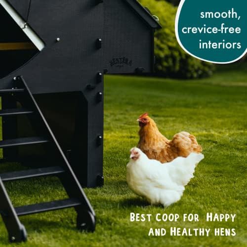 Large penthouse plastic coop for eight chickens — photo 4