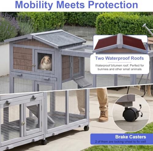 Two layer wooden coop on wheels — photo 4