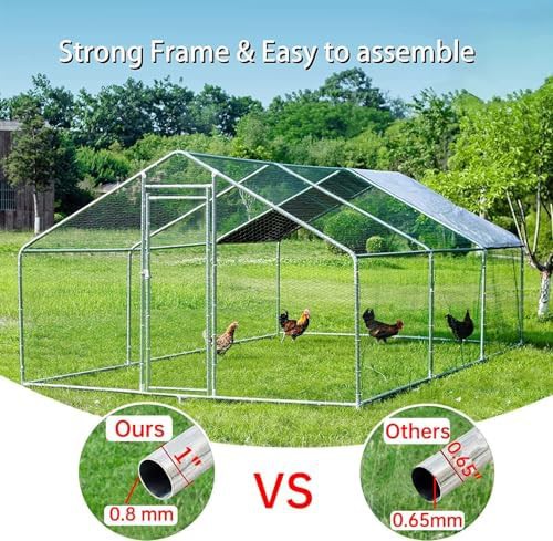 Large metal poultry run 19ft — photo 3
