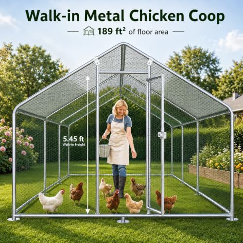 Large metal poultry run 19ft — photo 5
