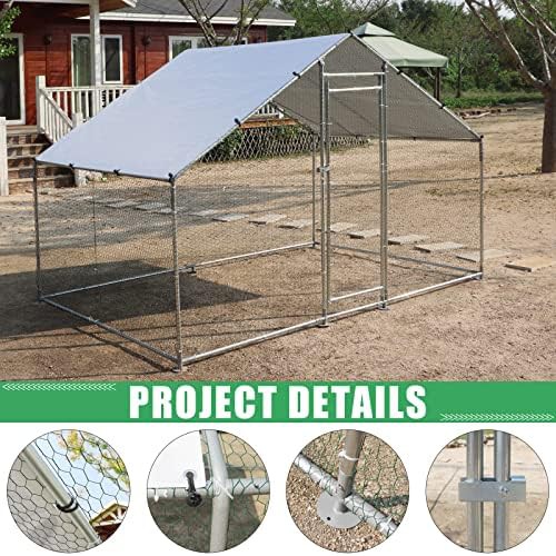 Galvanized spire shaped walk-in poultry habitat — photo 3