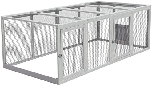 Universal chicken run extension for poultry