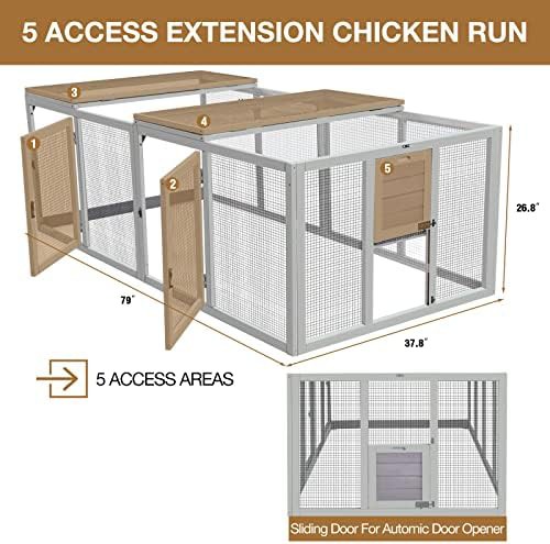 Universal chicken run extension for poultry — photo 3