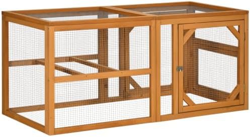 Expandable wooden chicken run extension