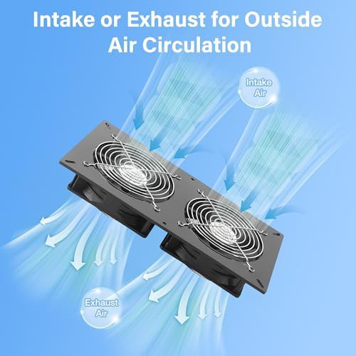 Waterproof solar powered dual fan kit — photo 4