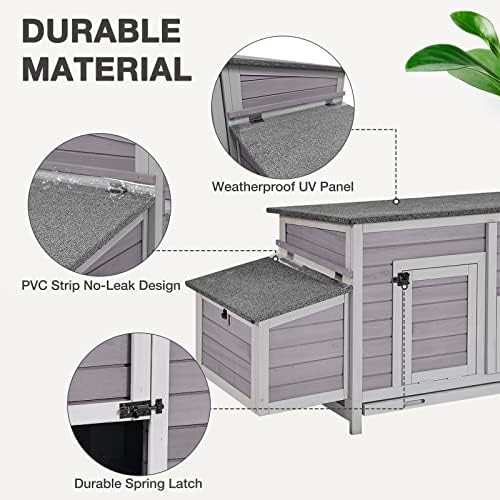 Expandable outdoor chicken house with nesting boxes — photo 3