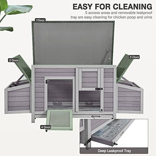 Expandable outdoor chicken house with nesting boxes — photo 4