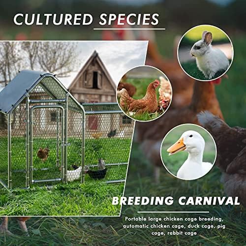 Compact outdoor metal chicken run — photo 4