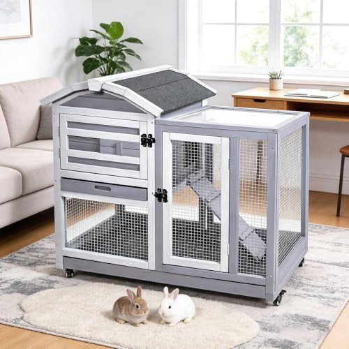Wooden chicken coop with integrated run