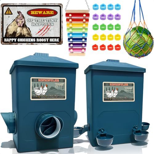Automatic port feeder and cup waterer kit