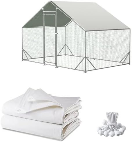Waterproof winter cover for chicken runs