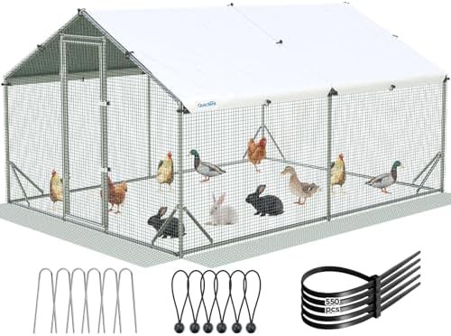 Medium metal run with side hardware cloth