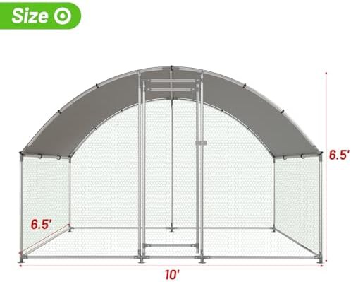 Large walk-in poultry cage with round roof — photo 5