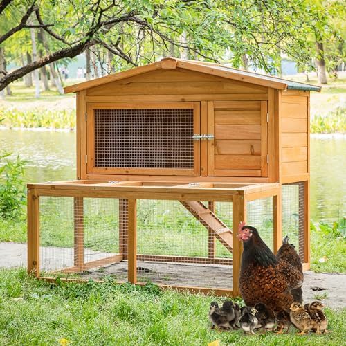 Mobile two story wooden animal hutch — photo 5