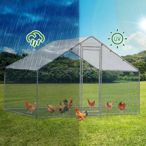 Compact metal walk in poultry cage — photo 4