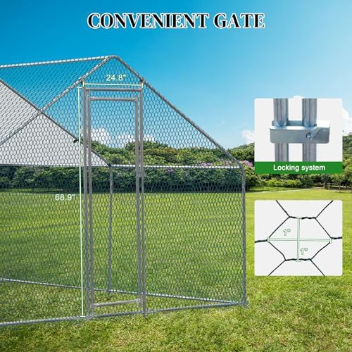 Square metal walk in poultry pen — photo 5