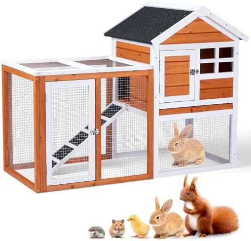 Small wooden hutch with pull out tray