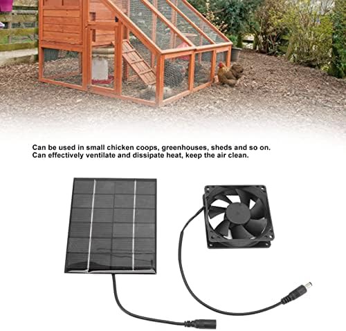Solar powered exhaust fan for chicken coops — photo 3