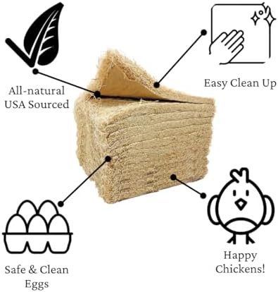 Natural aspen excelsior chicken nesting pads — photo 5