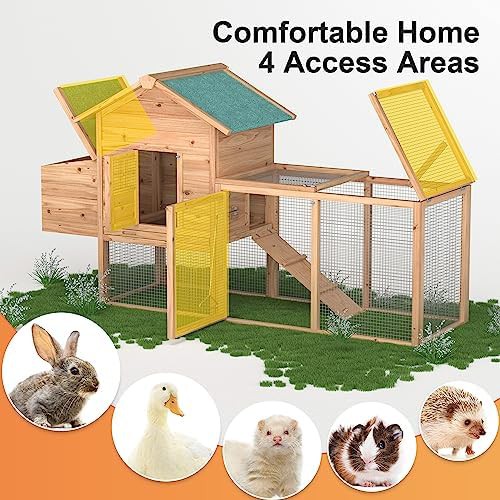 Wooden hen house with side nesting box — photo 4