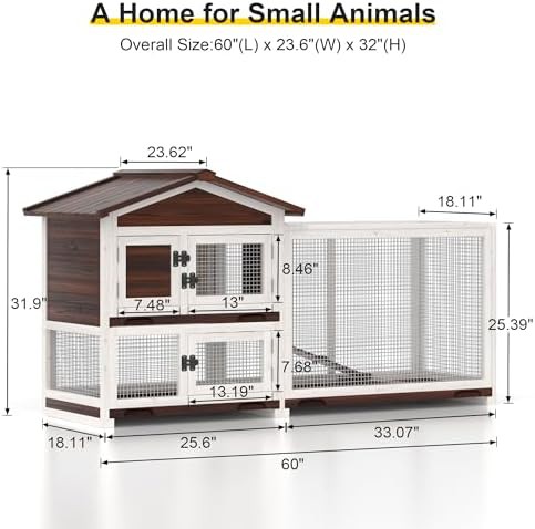 Wooden rabbit hutch and pet house — photo 4