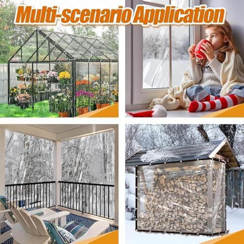 Clear waterproof heavy duty outdoor tarp — photo 5