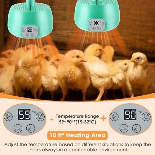 Two pack smart temperature control coop heaters — photo 3