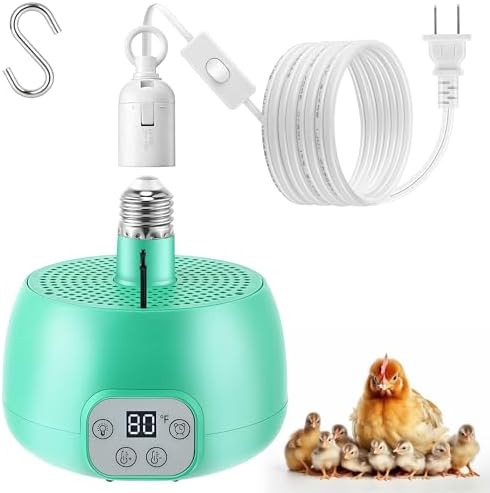 Single smart brooder heater with timer