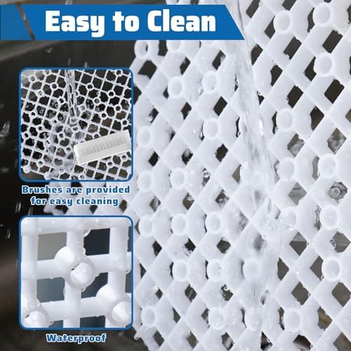 Plastic chicken coop ground pads nine pack — photo 4