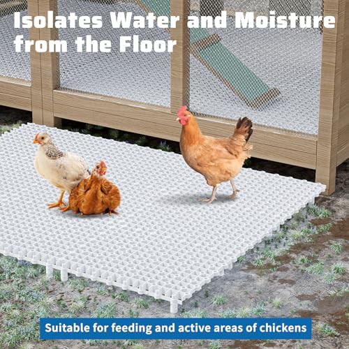 Plastic chicken coop ground pads nine pack — photo 5