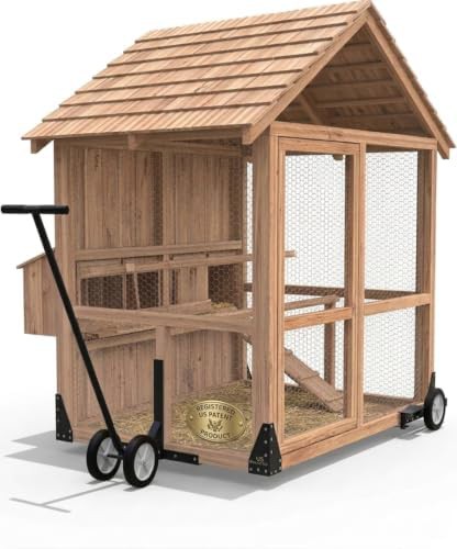 Heavy duty wooden coop wheel kit