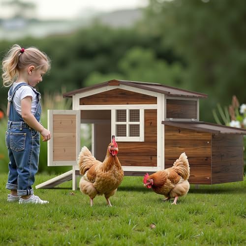 Raised wooden coop with waterproof roof — photo 5