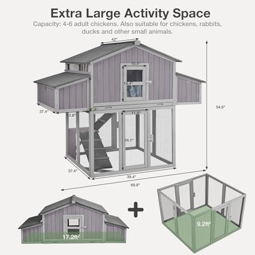 Folding outdoor chicken house with nesting boxes — photo 3