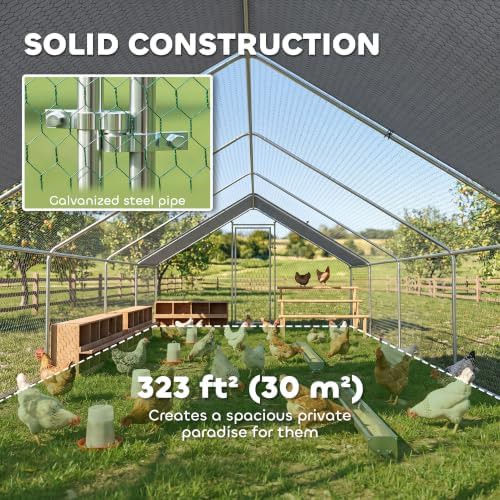Metal walk in coop with waterproof cover — photo 5